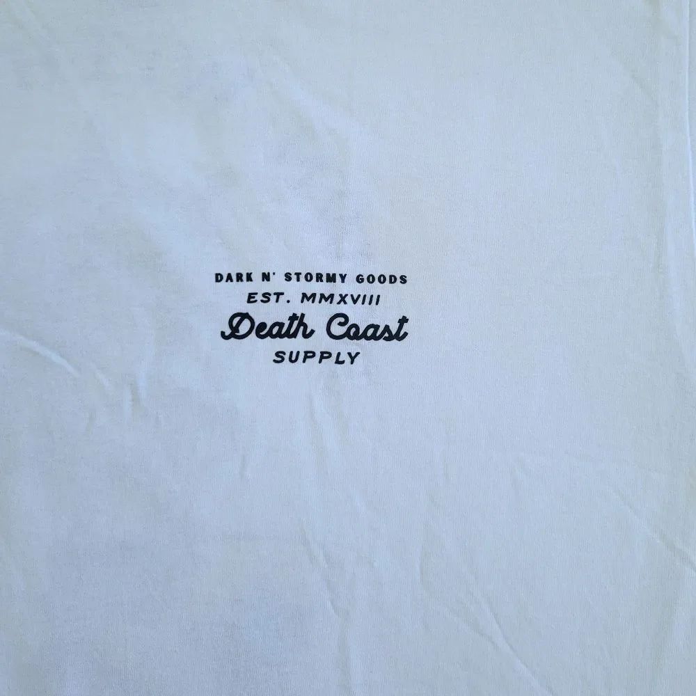 Death☠️ Coast Supply "Down⬇️ With This Ship🚢" Graphic Tee👕 - NWOT - Picture 8 of 12